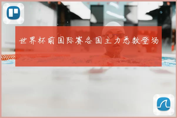世界杯前国际赛各国主力悉数登场