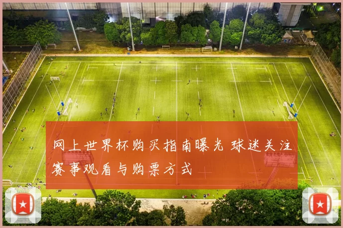 网上世界杯购买指南曝光 球迷关注赛事观看与购票方式
